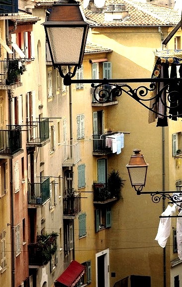 Balconies, Nice, France