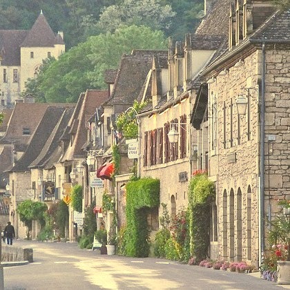 Village Street, La Roque-Gageac, France