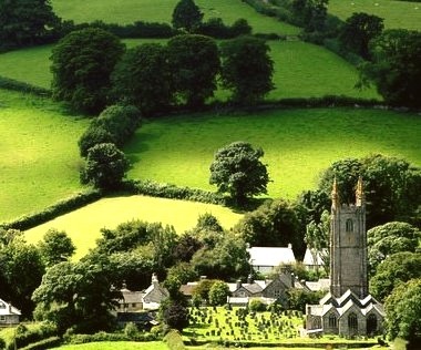 Widecombe-in-the-Moor, Dartmoor, England