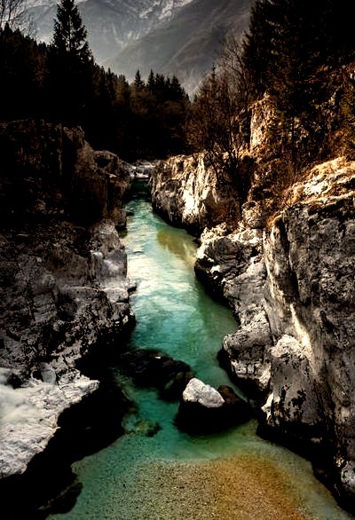 Soca River Gorge, Slovenia