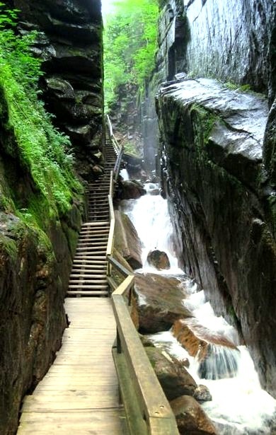 Stairway, Franconia Notch, New Hampshire