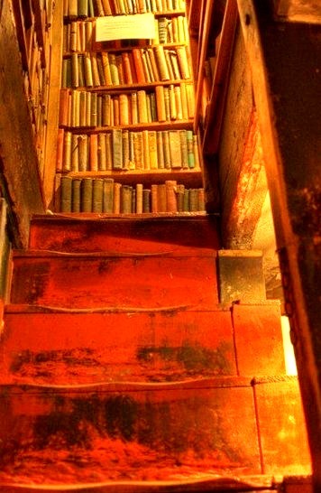 Stairway, Shakespeare and Company Bookstore, Paris