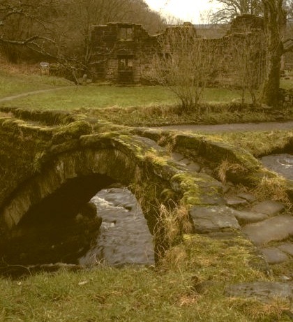 Ancient Stone Bridge, Lancashire, England