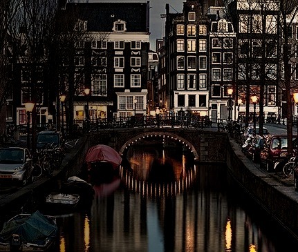 Dusk, Amsterdam, The Netherlands