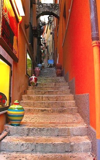 Passageway, Sicily, Italy