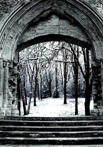 Snow Arch, Cambridge, England